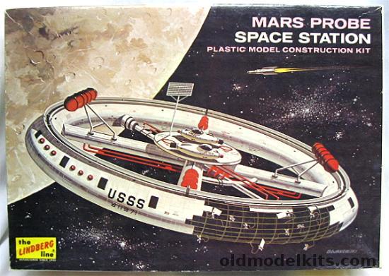 Lindberg 1/350 Mars Probe Space Station, 1148-150 plastic model kit